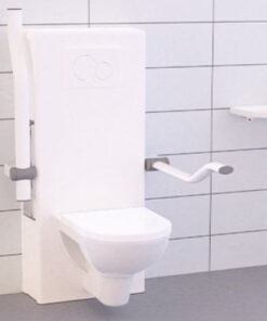 Hoog-laag toilet - Achterwand toiletlift (verticaal) | sta op toilet